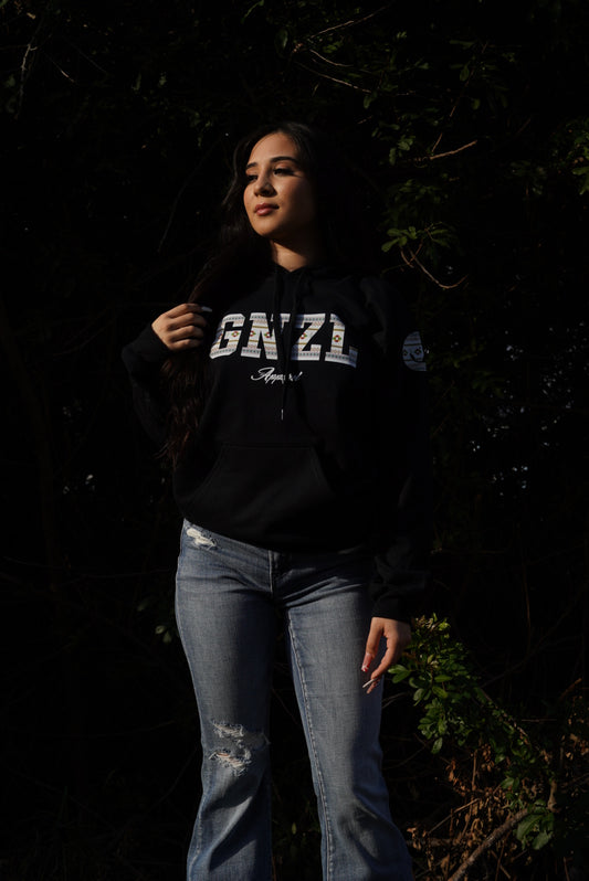 Black “ Gnzl “ Hoodie